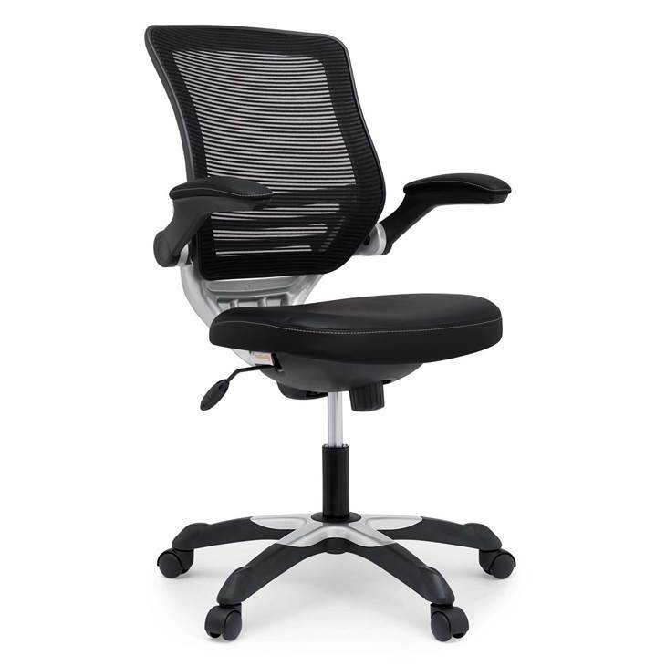 techni mobili mesh task office chair with flip up arms